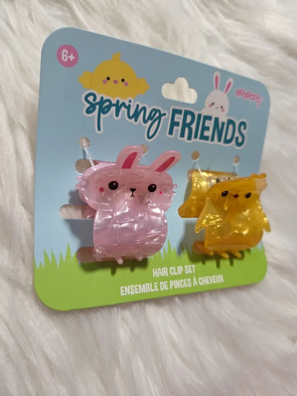 Spring Friends Bunny & Chick Mini Claw Clip Set